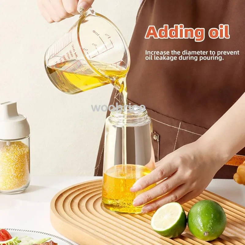Oil Dispenser Seasoning Accessories Oil Cruet Bottle Oil Spray Kitchen Utensils for Kitchen Barbecue Oils Sprayer Container - Image 4